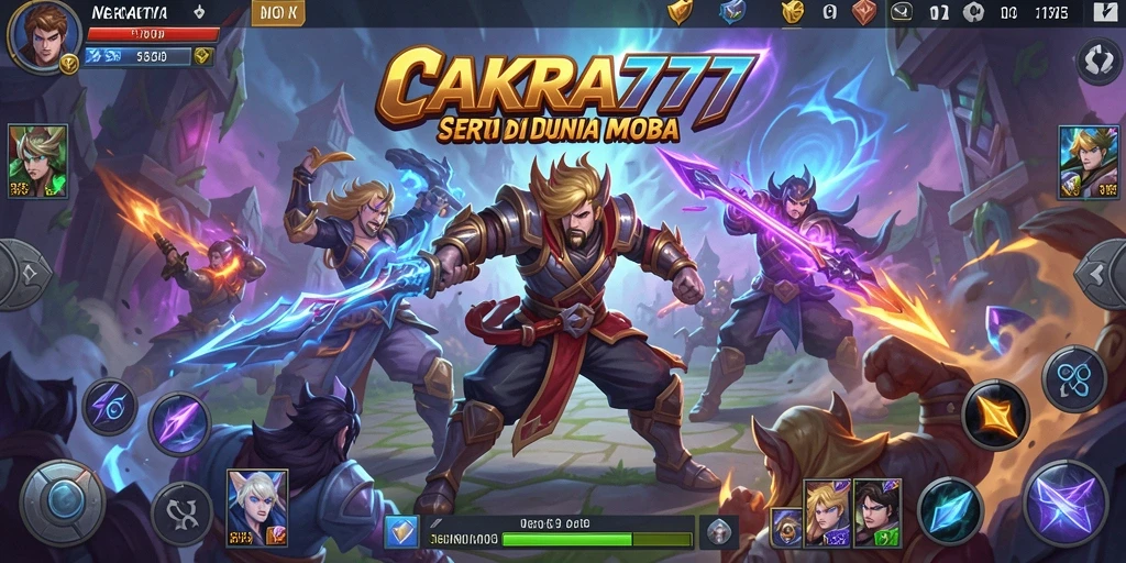 Gameplay seru CAKRA777 dengan pertarungan tim yang epik.