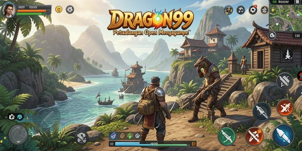 Gameplay menarik dari DRAGON99 dengan dunia Open World yang luas.