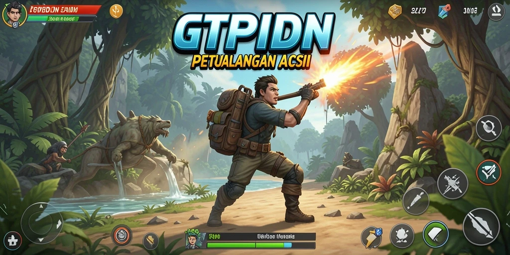 Tampilan gameplay GTPIDN menampilkan aksi pertarungan seru dan grafis yang memukau.
