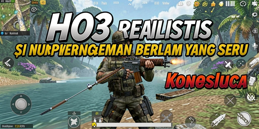 Screenshot gameplay HO3 menampilkan momen seru dalam simulasi yang interaktif.