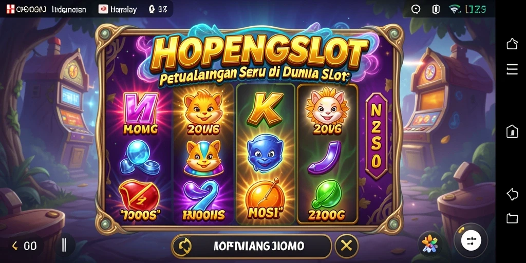 Tampilan gameplay petualangan HOPENGSLOT yang seru dan menantang.