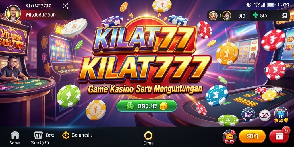 Tampilan gameplay KILAT777 yang menarik dan seru di kasino.