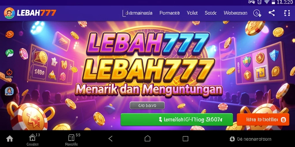 Screenshot LEBAH777 menampilkan gameplay Slot yang seru dan menarik.