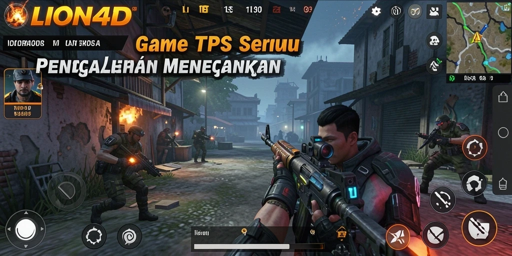 Tampilan gameplay LION4D yang intens dan menegangkan.