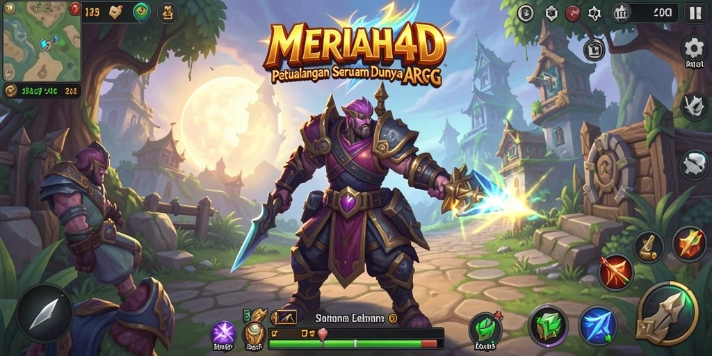 Tampilan gameplay <strong>MERIAH4D</strong> yang seru dan penuh aksi petualangan.