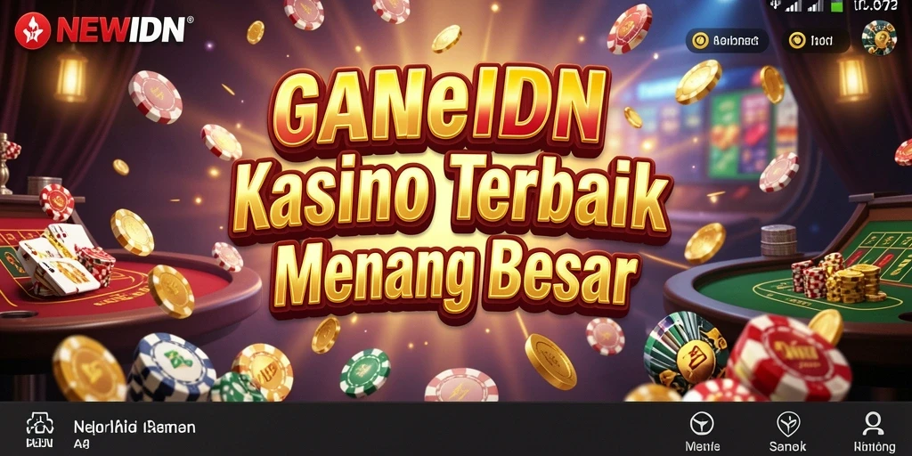 Tampilan gameplay seru dalam aplikasi Kasino NEWIDN.