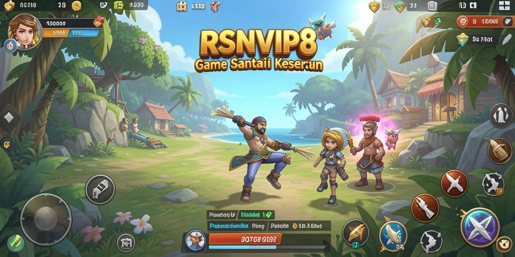 Tampilan gameplay RSNVIP8 yang mengasyikkan dan penuh warna.