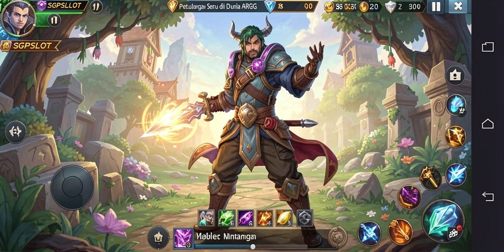 Tampilan seru gameplay ARPG dalam SGPSLOT.