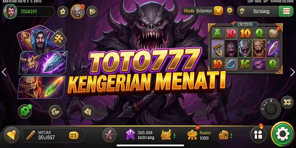 Screenshot menampilkan momen ketegangan dalam gameplay TOTO777.