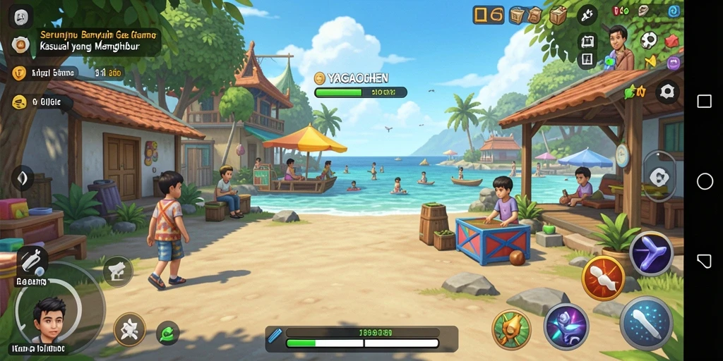 Tangkapan layar YAGAOHEN menampilkan gameplay yang seru dan menghibur.